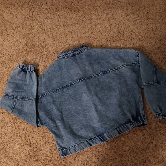 Denim bomber jacket - Picture 3 of 4